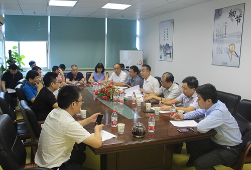 李辉跃副市长调研快商通公司